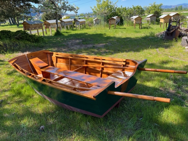 Cedar Wheelbarrow Lapstrake Pram